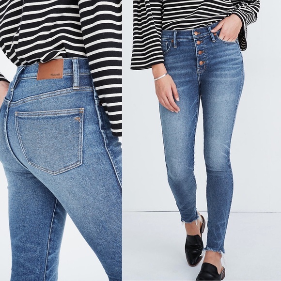 Madewell Denim - MADEWELL High Rise Skinny Jeans Button fly size 28
